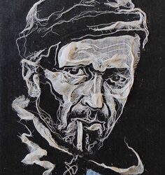 Портрети героїв, мальовані… бинтом