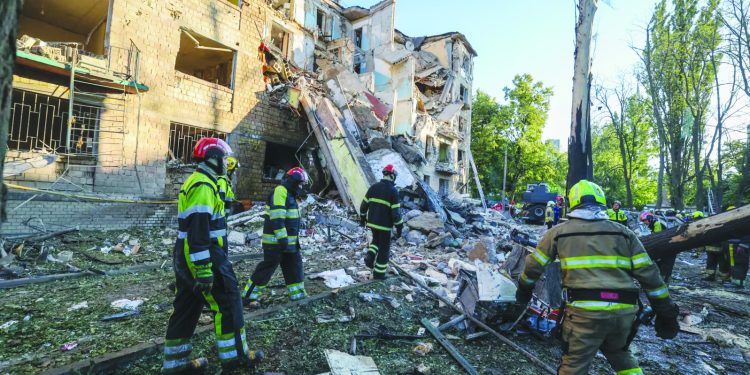 Нічна атака на Київ