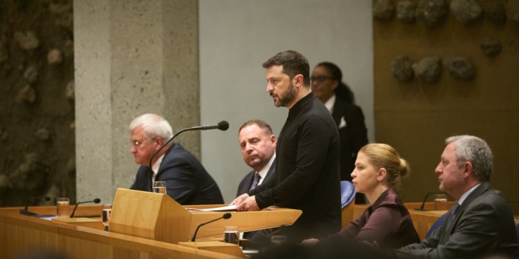 Із Звернення Президента України Володимира Зеленського до Сенату й Палати представників парламенту Нідерландів