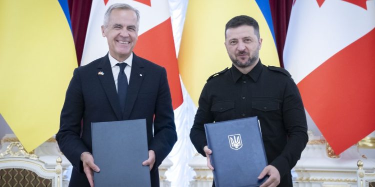 Canada’s Carney makes surprise visit to Kyiv