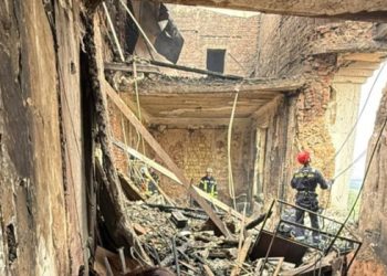 Свириденко показала руйнування у будівлі Кабміну