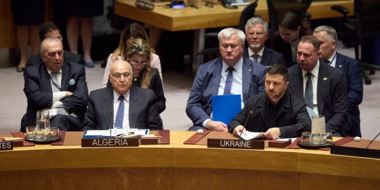 Виступ Президента під час засідання високого рівня Ради Безпеки ООН щодо України 24 вересня 2025 року