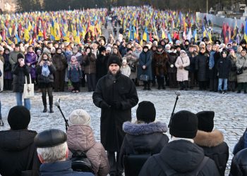 У Львові муніципальний хор «Гомін» провів Скорботну коляду