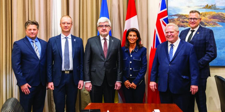 Посол України в Канаді Андрій Плахотнюк зустрівся з Прем’єром Онтаріо Даґом Фордом