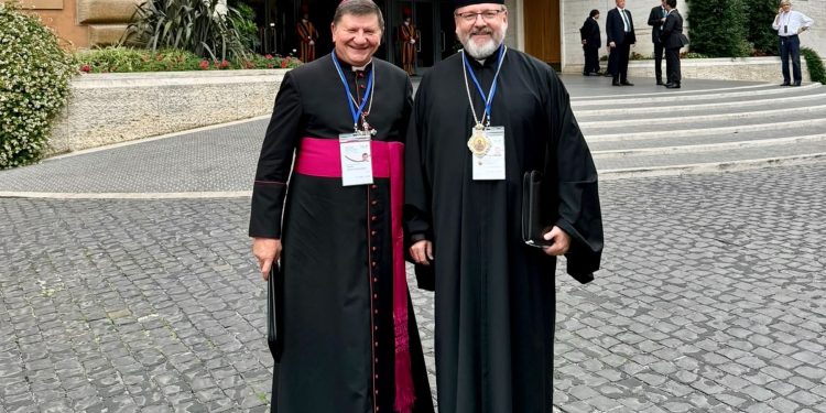 Блаженніший Святослав бере участь у зустрічі з Папою Левом XIV, приуроченій 10-річчю «Amoris laetitia» («Радість Любові»)
